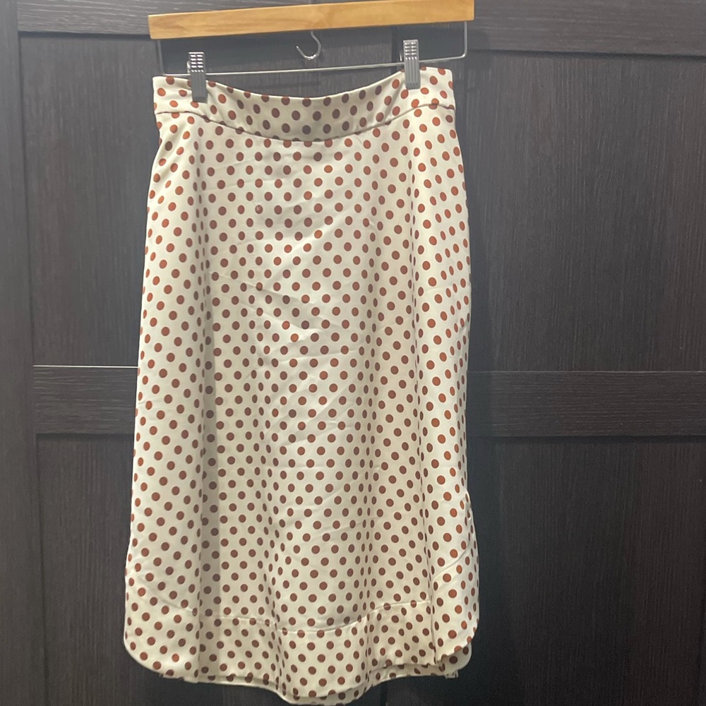 Eva Mendes Polka Dot Skirt